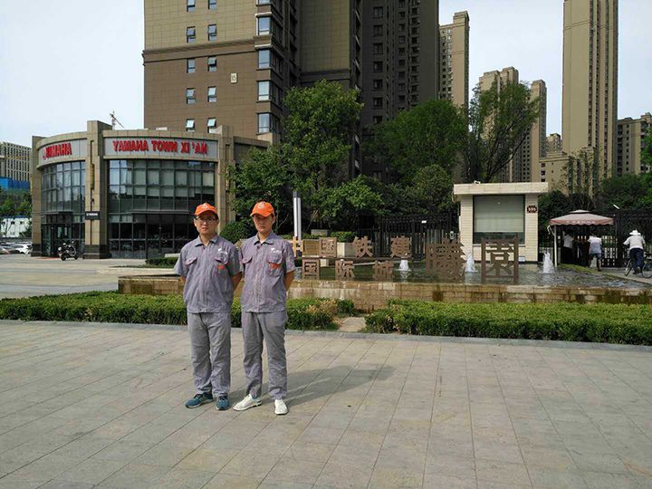 中鐵建國(guó)際城曦園小區(qū)荃芬除甲醛施工案例