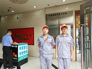 榮民國(guó)際大廈小區(qū)荃芬除甲醛施工案例