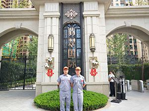 萬(wàn)科翡翠國(guó)際荃芬除甲醛施工案例