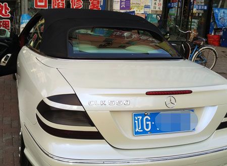 車內(nèi)空氣凈化奔弛CLK施工案例