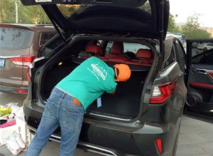 雷克薩斯車內(nèi)除甲醛施工案例