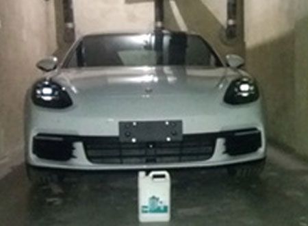 保時(shí)捷汽車(chē)荃芬除甲醛施工案例