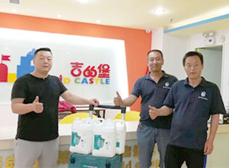 寶雞吉的堡英語學校除甲醛施工