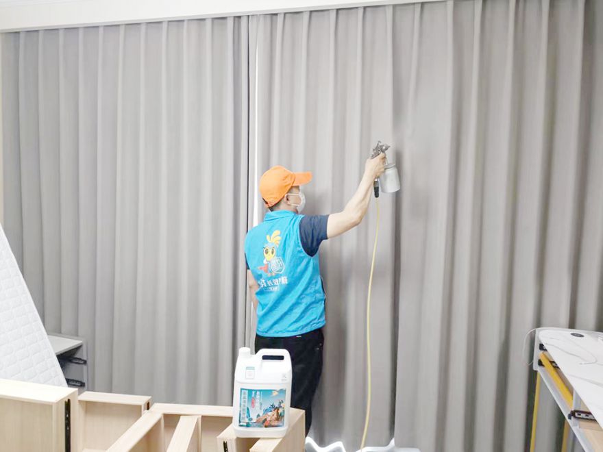 瑞景花園小區(qū)除甲醛施工